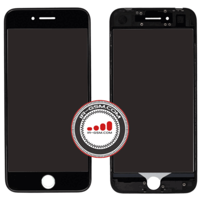 گلس تعمیراتی آیفون Glass Iphone 8g BLACK+FREAM+OCA+POLARIZE