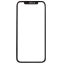 ﻿Replacement New LCD Front Glass Outer Lens For iphone X black گلس تعمیراتی آیفون