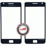 گلس تعمیراتی سامسونگ مشکی Glass Samsung Galaxy S2 i9100 black