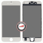 گلس تعمیراتی آیفون سفید ﻿GLASS +FREAM +OCA +POLARIZE IPHONE 6s WHITE