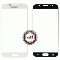 گلس تعمیراتی سامسونگ سفید ﻿Glass Samsung Galaxy G920 S6 WHITE