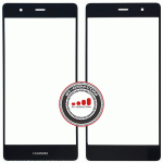 گلس تعمیراتی هواوی اورجینال مشکی GLASS HUAWEI P9 BLACK