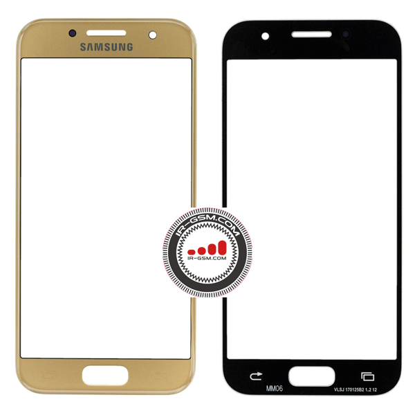گلس تعمیراتی سامسونگ طلایی GLASS SAMSUNG A320 A3 2017