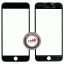 گلس تعمیراتی آیفون مشکی ﻿Glass + FREAM Iphone 7G PLUS BLACK