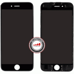 گلس تعمیراتی آیفون مشکی ﻿Glass Iphone 6s + FREAM + OCA + POLARIZE