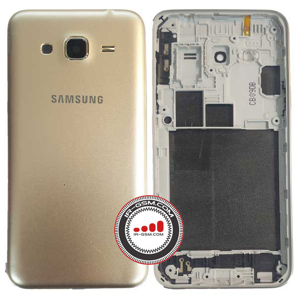 شاسی و قاب کامل طلایی سامسونگ COVER SAMSUNG J3 2016 J320