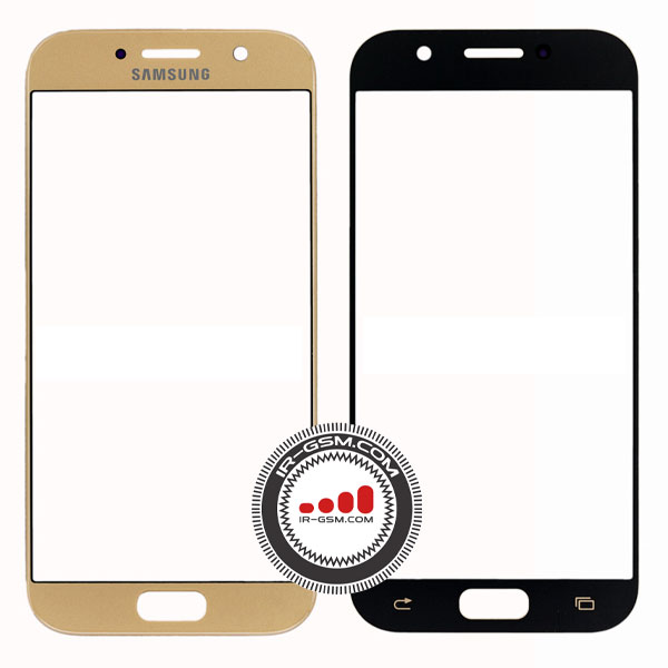 گلس تعمیراتی سامسونگ طلایی Glass Samsung A5 2017 A520