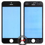 Glass iphone 5S black With Frame
