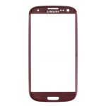 گلس تعمیراتی گوشی سامسونگ قرمز Replacement Outer Glass Front Glass Samsung Galaxy S3 I9300 red