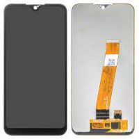 تاچ ال سی دی سامسونگ گلس چنج سیاه LCD SAMSUNG A01 BIG A015 CHANGE GLASS BLACK