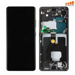 تاچ ال سی دی بافریم مشکی سامسونگ CHANGE LCD SAMSUNG S21 ULTRA