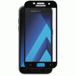 گلس ضد خش و محافظ تمام چسب مشکی SAMSUNG A720 A7 2017 FULL black