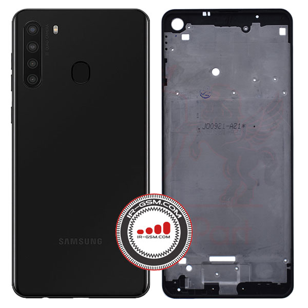 شاسی و قاب کامل مشکی سامسونگ COVER SAMSUNG A21 A215