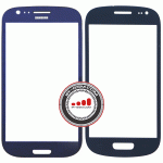 گلس تعمیراتی روکار آبی سامسونگ GLASS SAMSUNG S3 MINI I8200