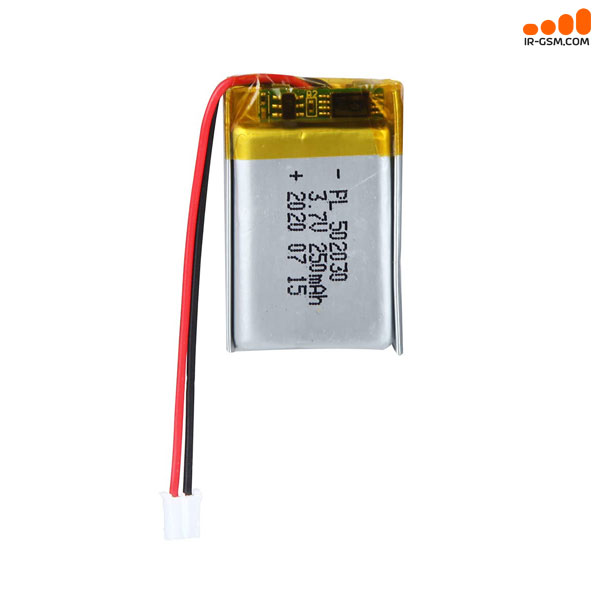 باتری لیتیومی قابل شارژ BATTERY 250 mAh 502030