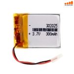 باتری لیتیومی قابل شارژ BATTERY 302025 300mAh