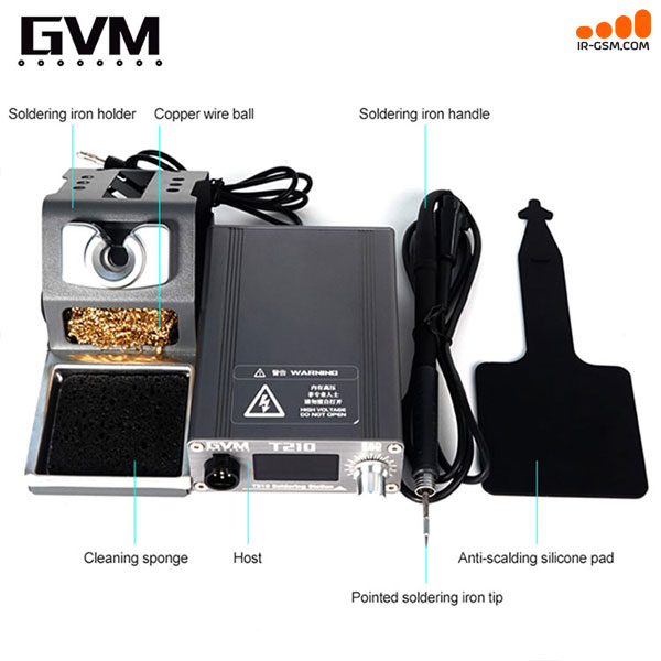 هویه حرفه ای GVM T210: دقت، سرعت و کارایی بالا