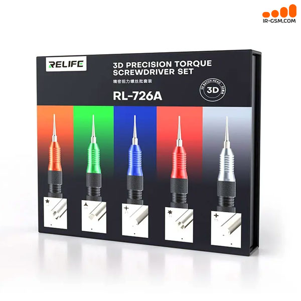 ست پیچ گوشی 5 عددی ریلایف RELIFE RL-726A