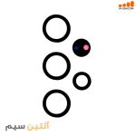 شیشه دوربین سامسونگ CAMERA SAMSUNG S22 ULTRA S908